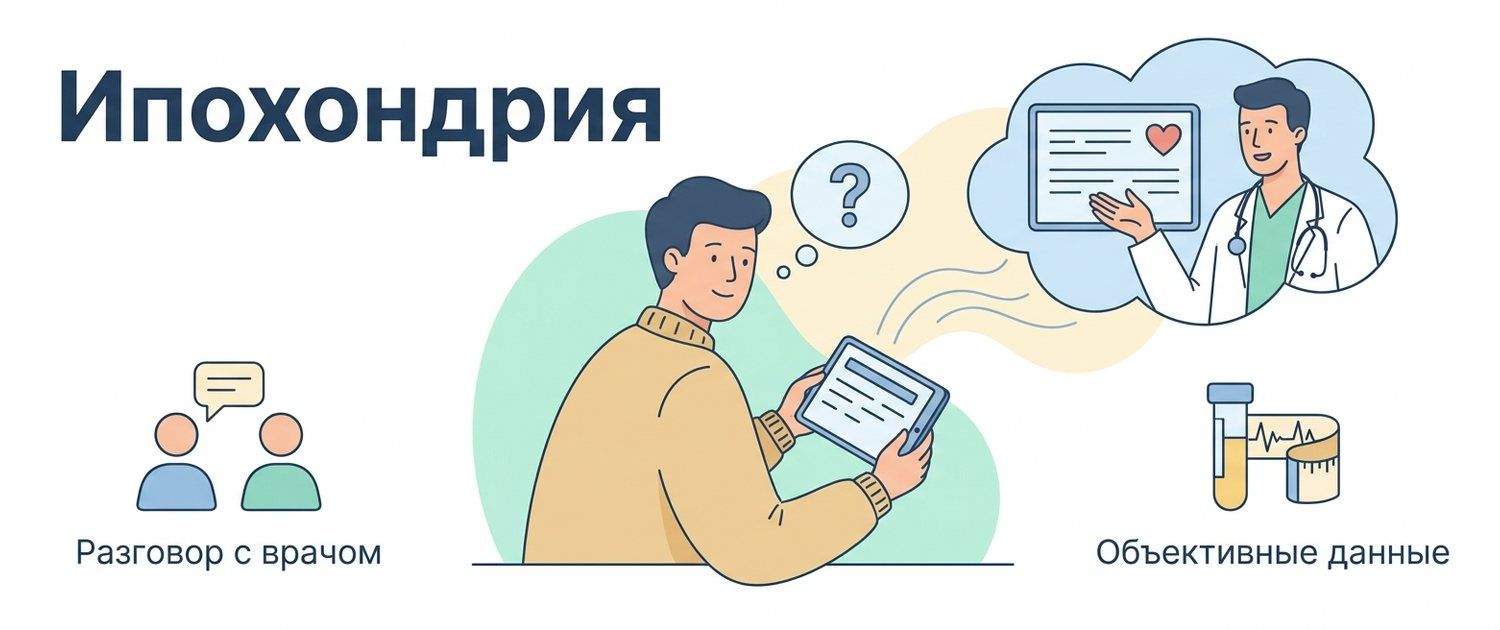 Ипохондрия: тревога о здоровье, которая не проходит после анализов