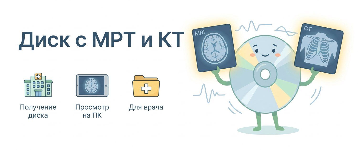 Как открыть диск с МРТ или КТ на компьютере: пошагово