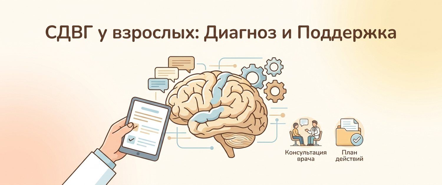 Диагноз СДВГ у взрослых: кто ставит и как проходит диагностика