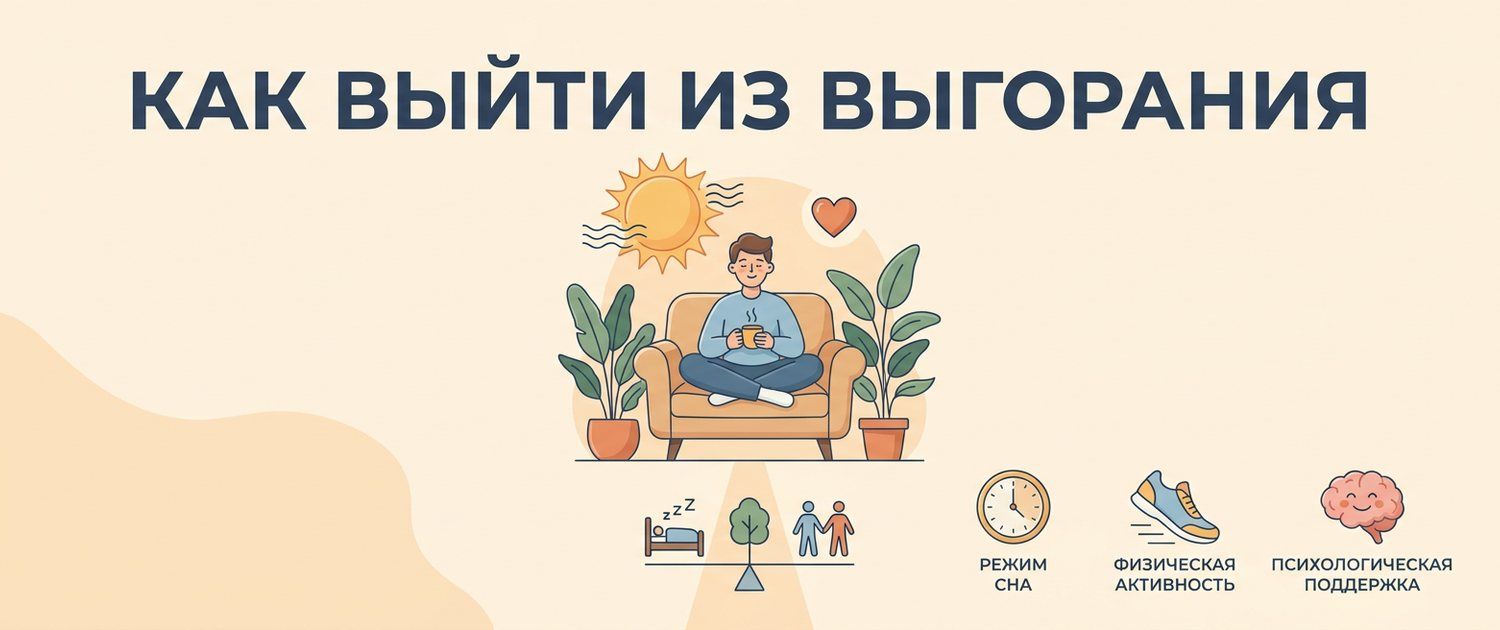 Как выйти из выгорания: что делать и как восстановиться