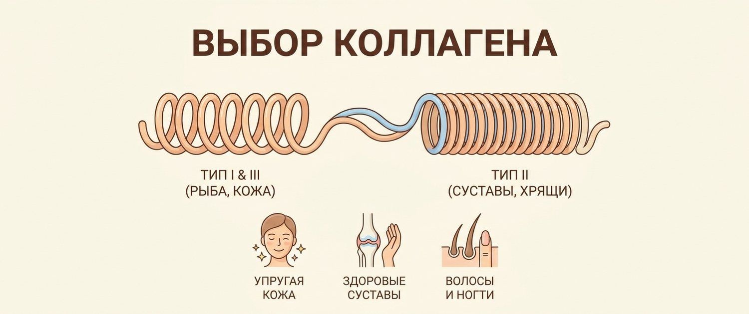 Какой коллаген выбрать: типы 1, 2, 3 и как принимать