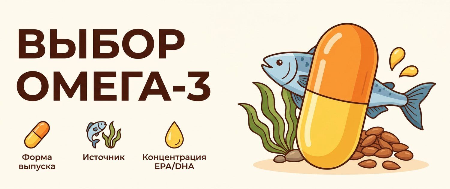 Омега-3: какую выбрать, ЭПК и ДГК, форма и дозировка