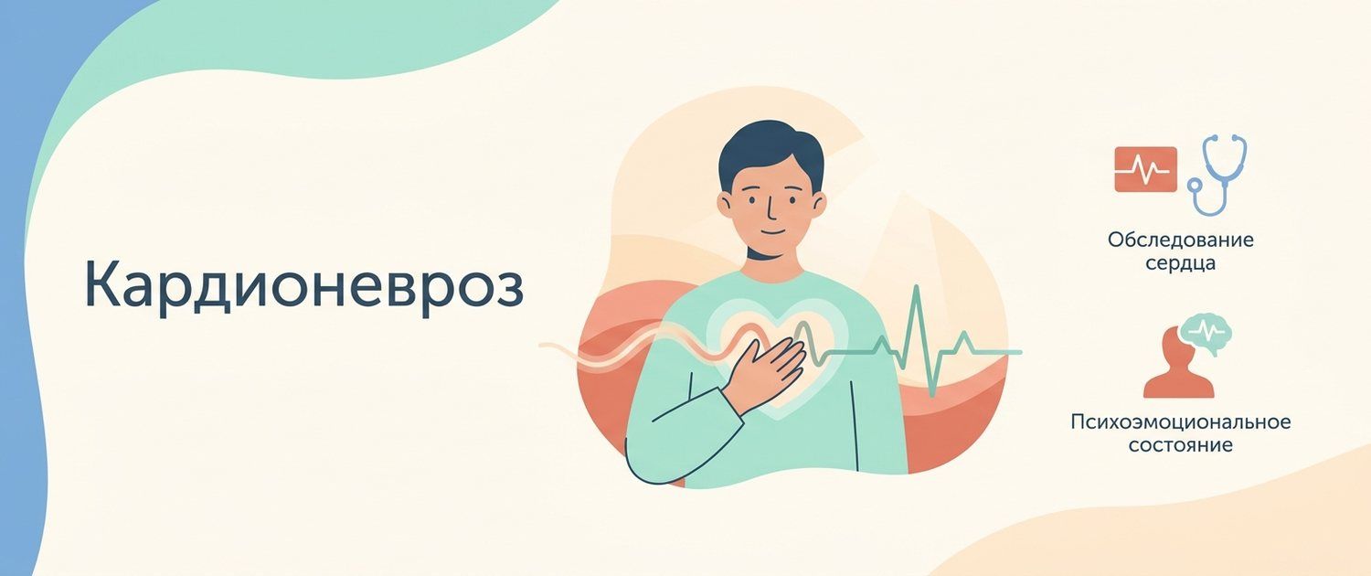 Кардионевроз: боль в сердце, когда кардиолог ничего не нашёл