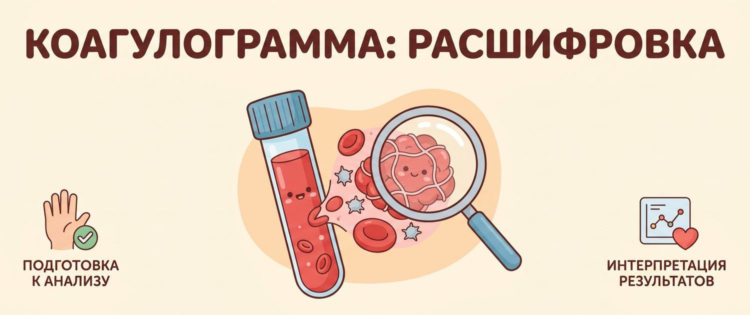 Коагулограмма: расшифровка и что показывает каждый пункт