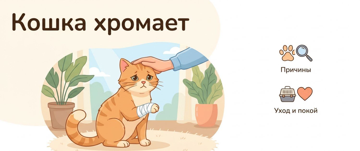 Кошка хромает: травма, артроз или тромбоэмболия — что делать