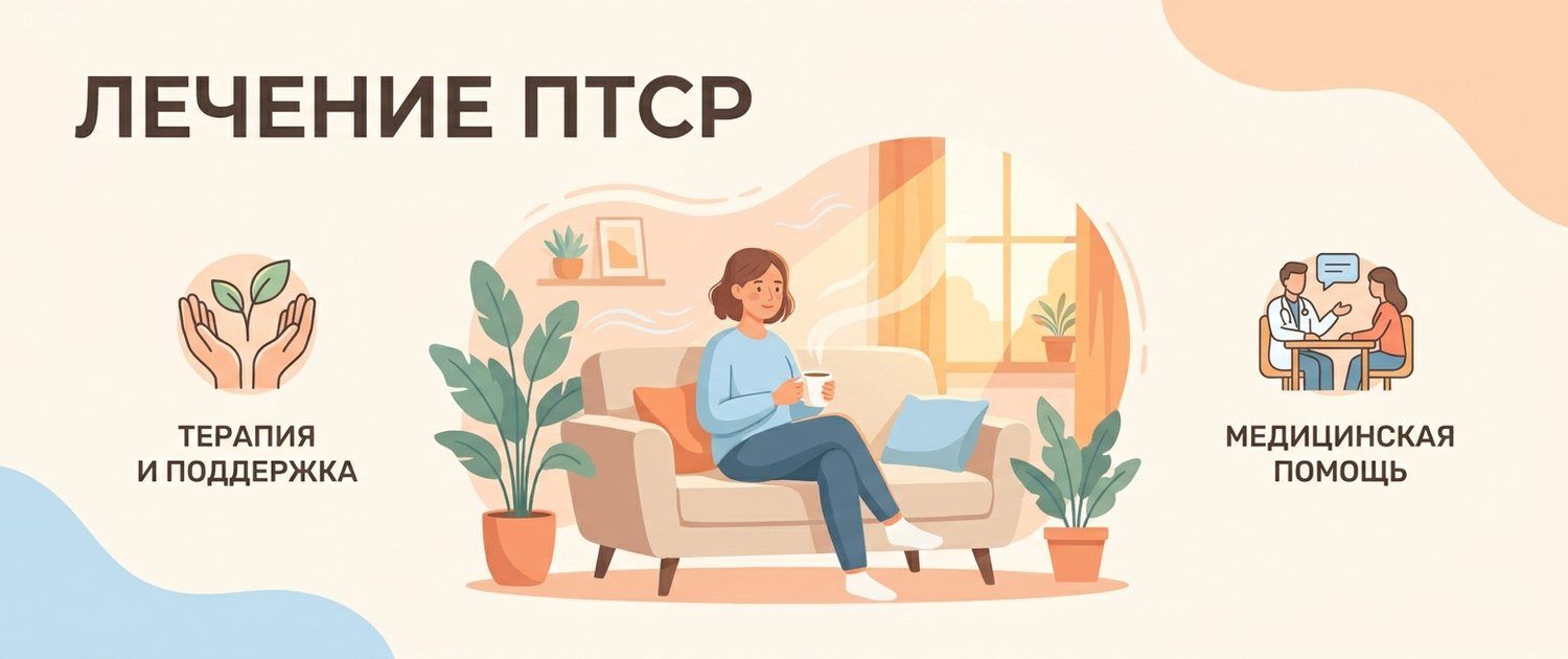 Лечение ПТСР и кПТСР: что работает и с чего начинается помощь