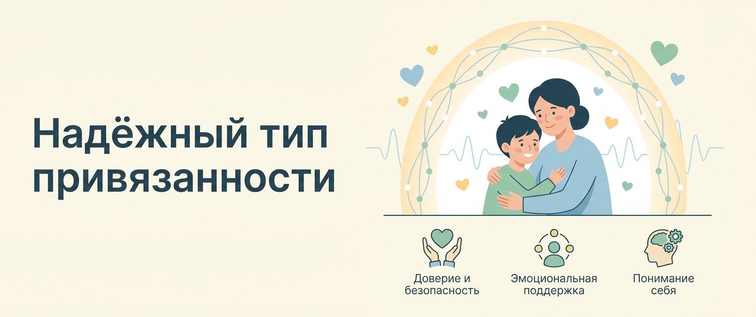 Надёжный тип привязанности: признаки и как его заработать