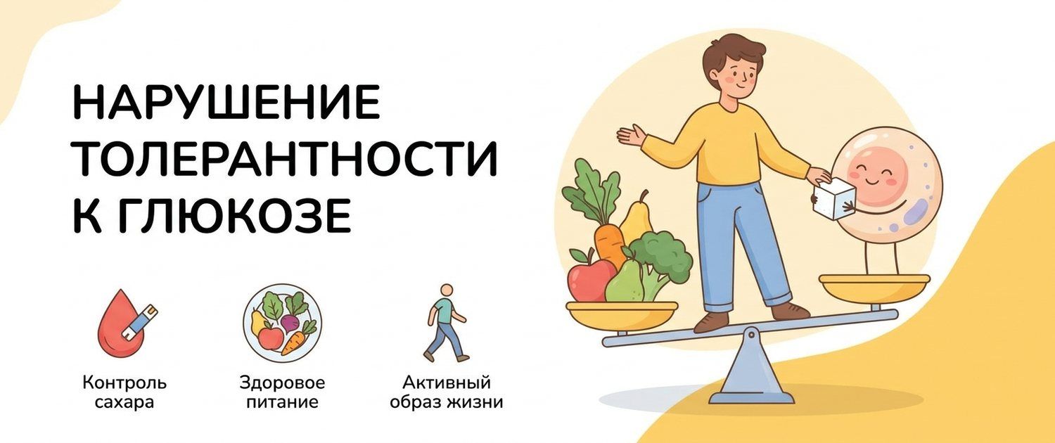 Нарушение толерантности к глюкозе: что это и что делать