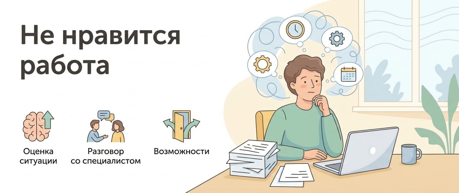 Не нравится работа: уходить или перекроить нынешнюю