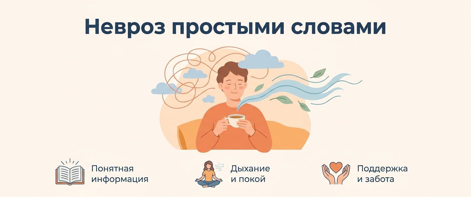 Невроз: что это простыми словами, симптомы у взрослых
