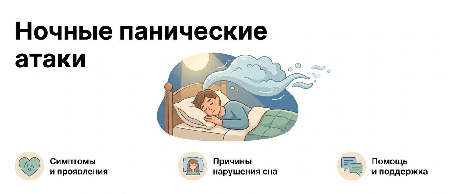 Ночные панические атаки: почему накрывает во сне и что делать