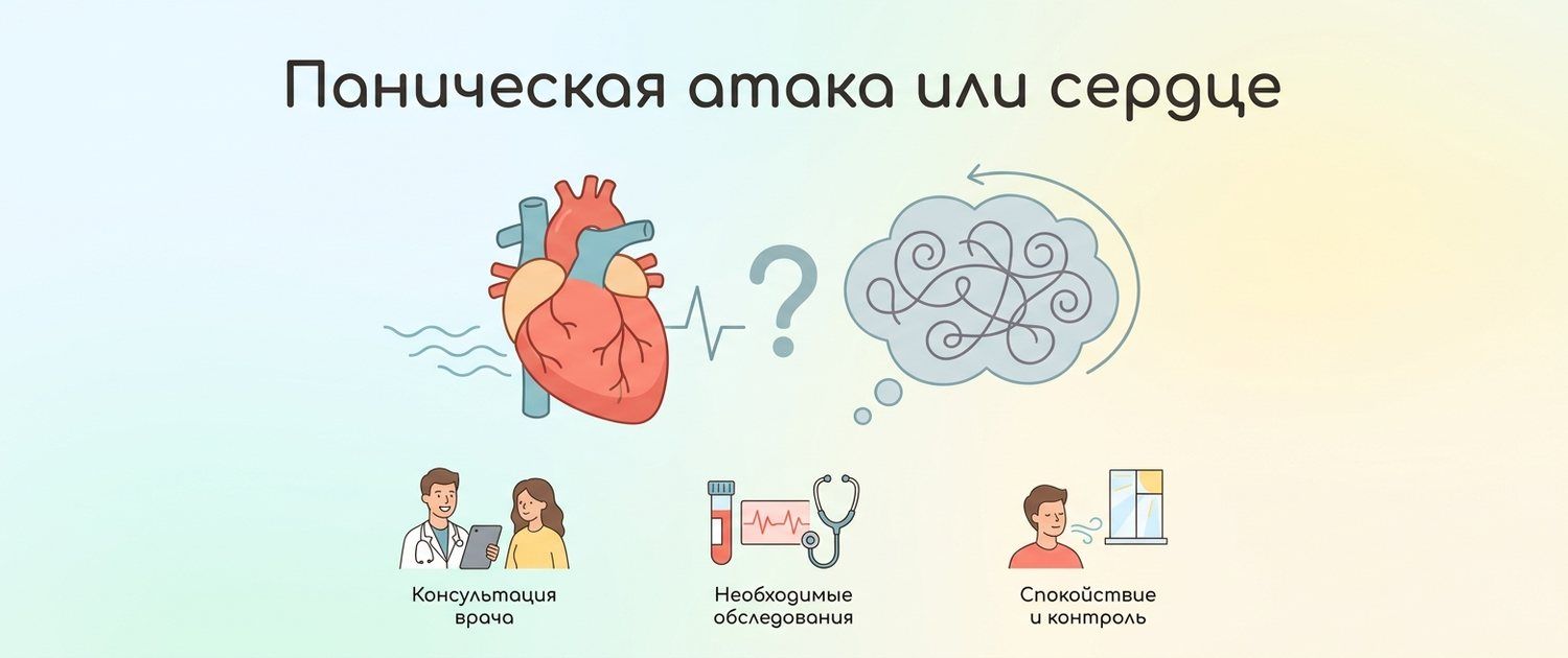 Паническая атака или сердечный приступ: как отличить
