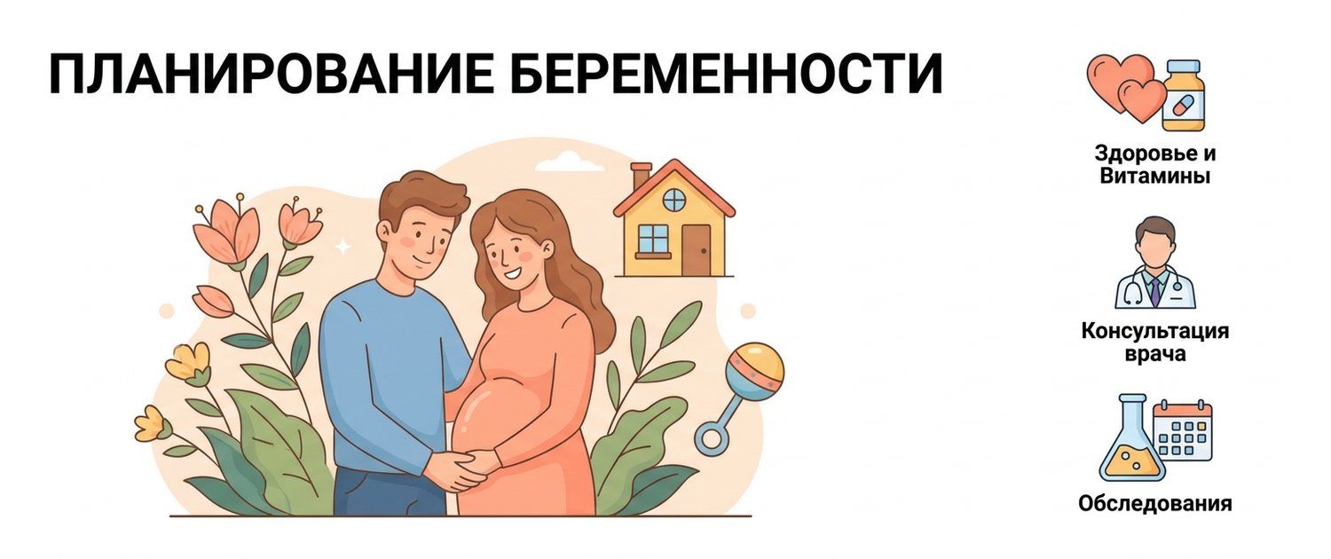 Планирование беременности: какие анализы сдать обоим