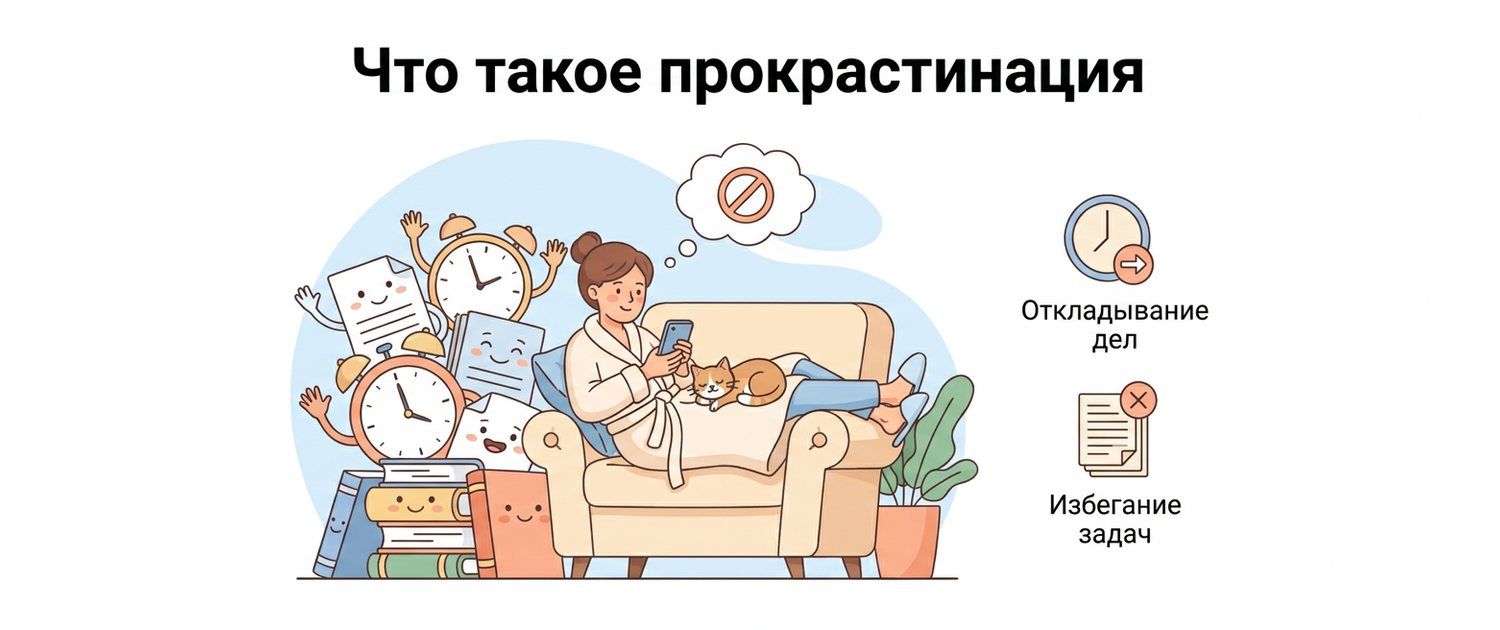 Прокрастинация: что это простыми словами и как с ней бороться