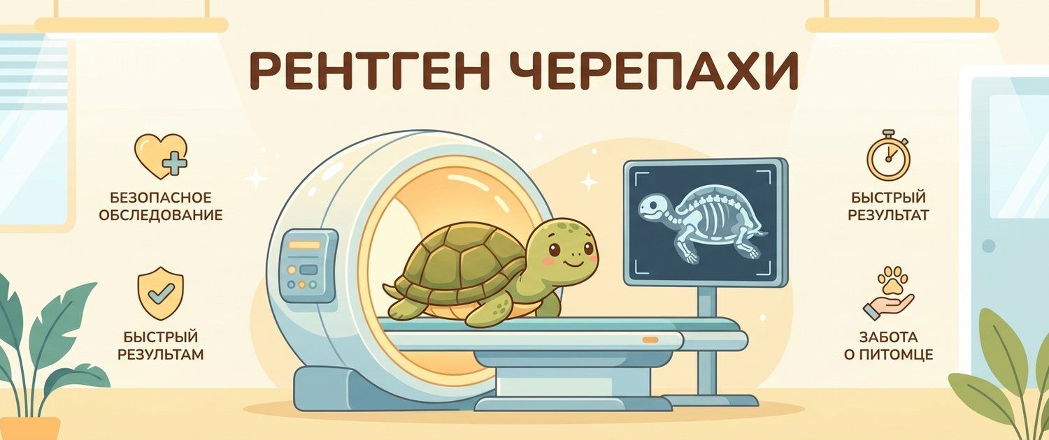 Рентген черепахи и рептилий: зачем делают и что показывает