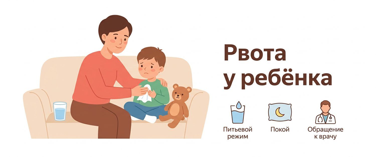 Рвота у ребёнка: что делать, чем поить и обезвоживание