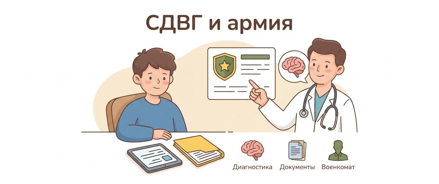 Берут ли в армию с СДВГ: статья 18 и что решает документ