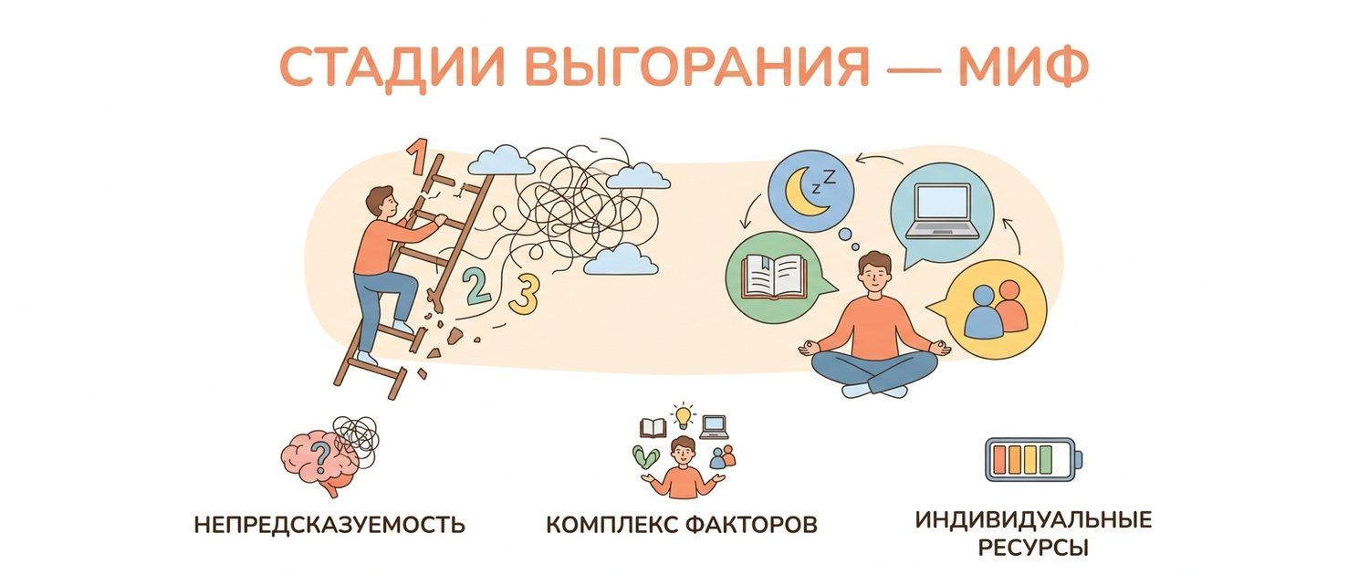 Стадии выгорания: почему их не существует на самом деле
