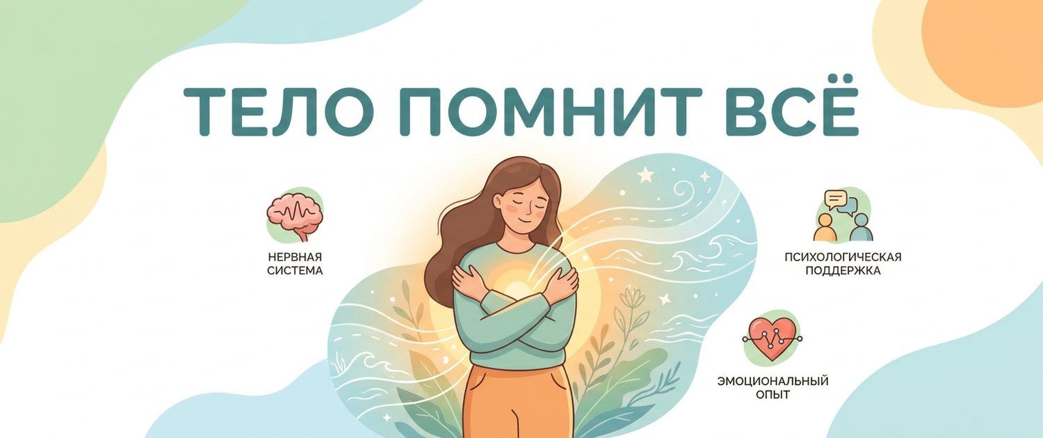 Тело помнит всё: как травма живёт в теле и что об этом известно