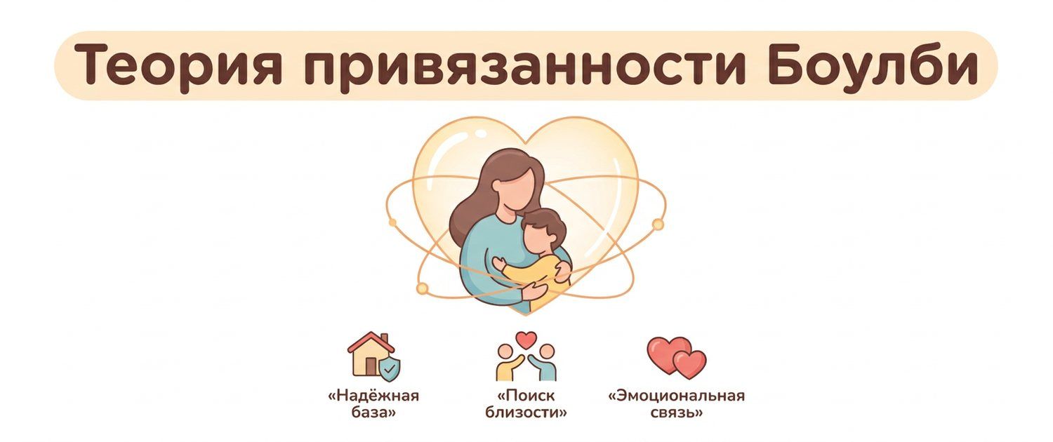 Теория привязанности Боулби и Эйнсворт: откуда берётся тип
