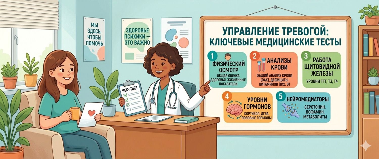 Тревожность: какие анализы сдать при тревожном расстройстве