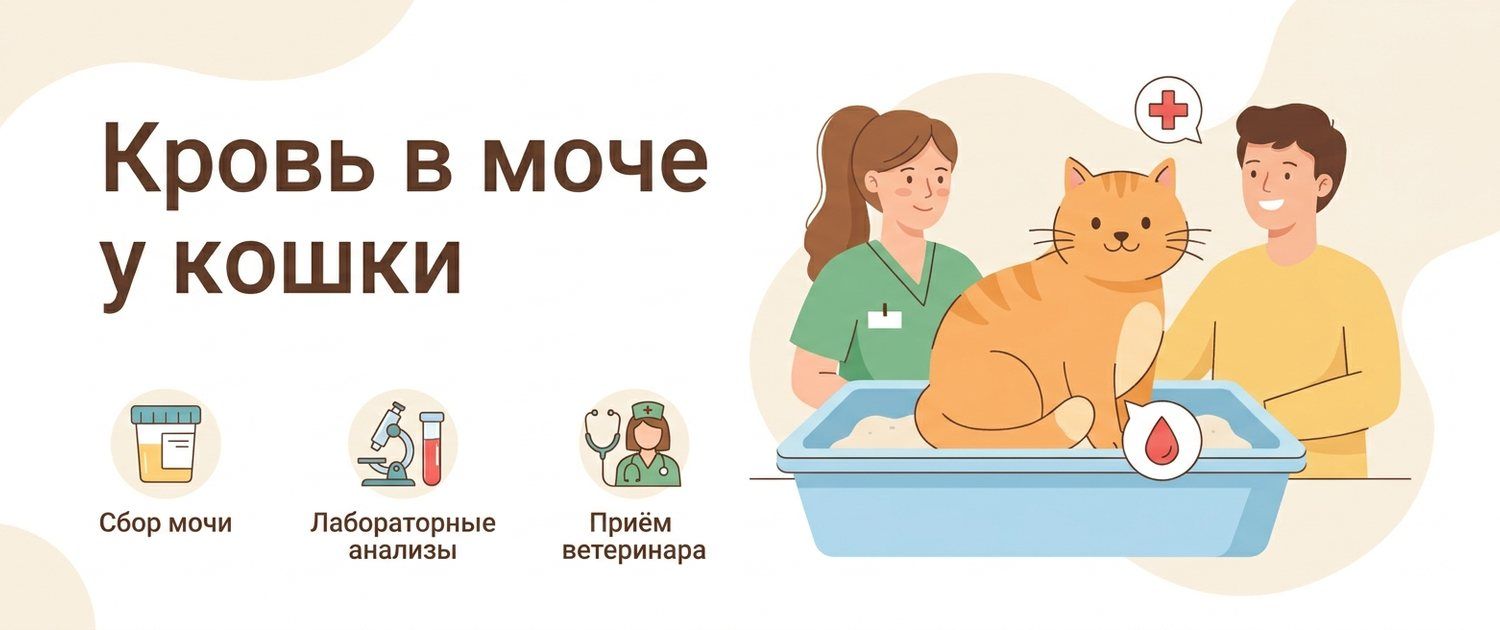 У кошки кровь в моче: цистит, камни или закупорка уретры