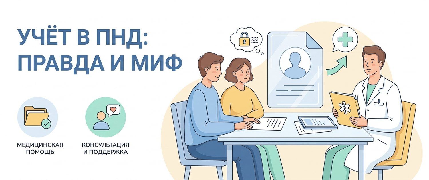 Поставят ли на учёт в ПНД: правда и миф о психиатрической помощи