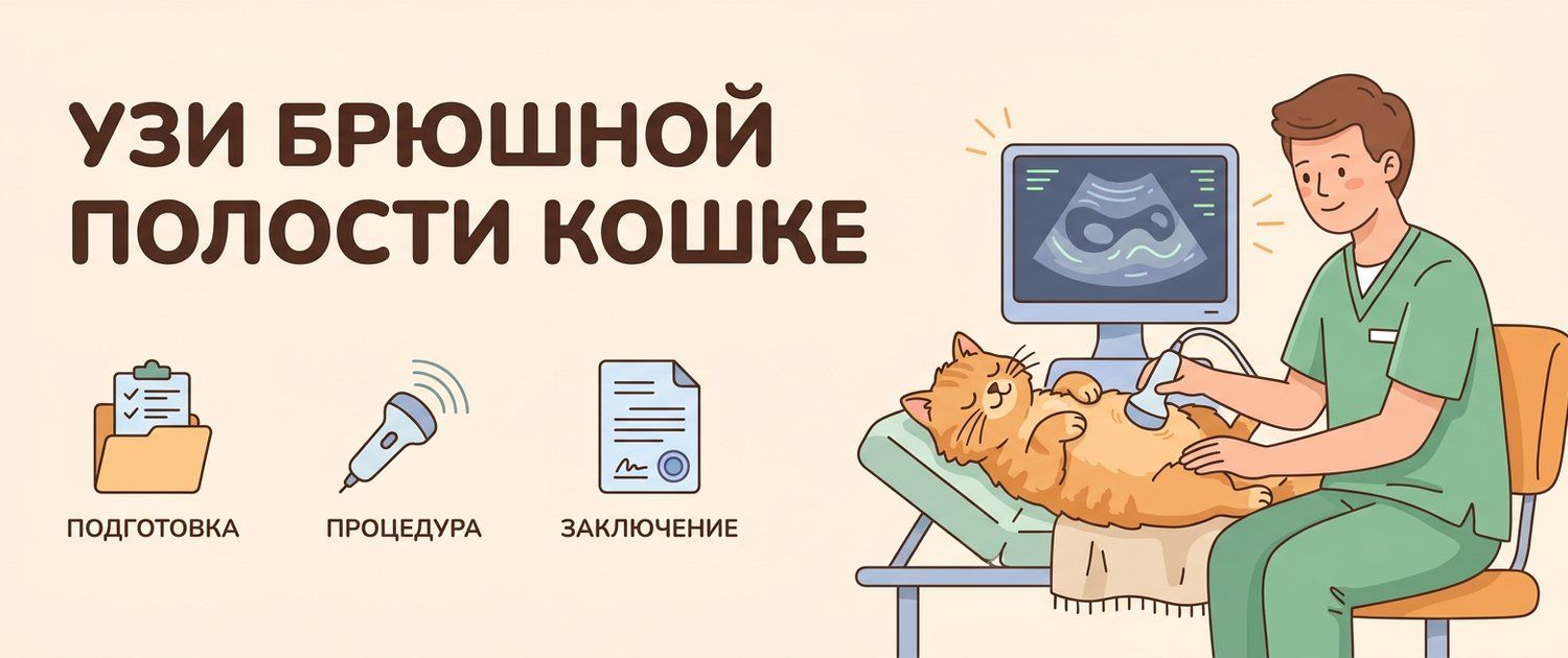 УЗИ брюшной полости кошке: что показывает и как понять заключение