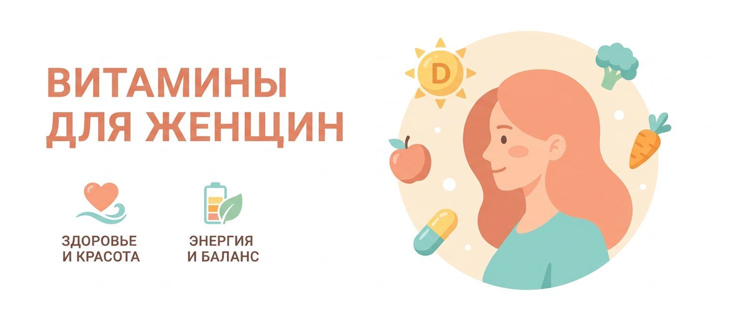 Витамины для женщин: какие реально нужны и по возрасту