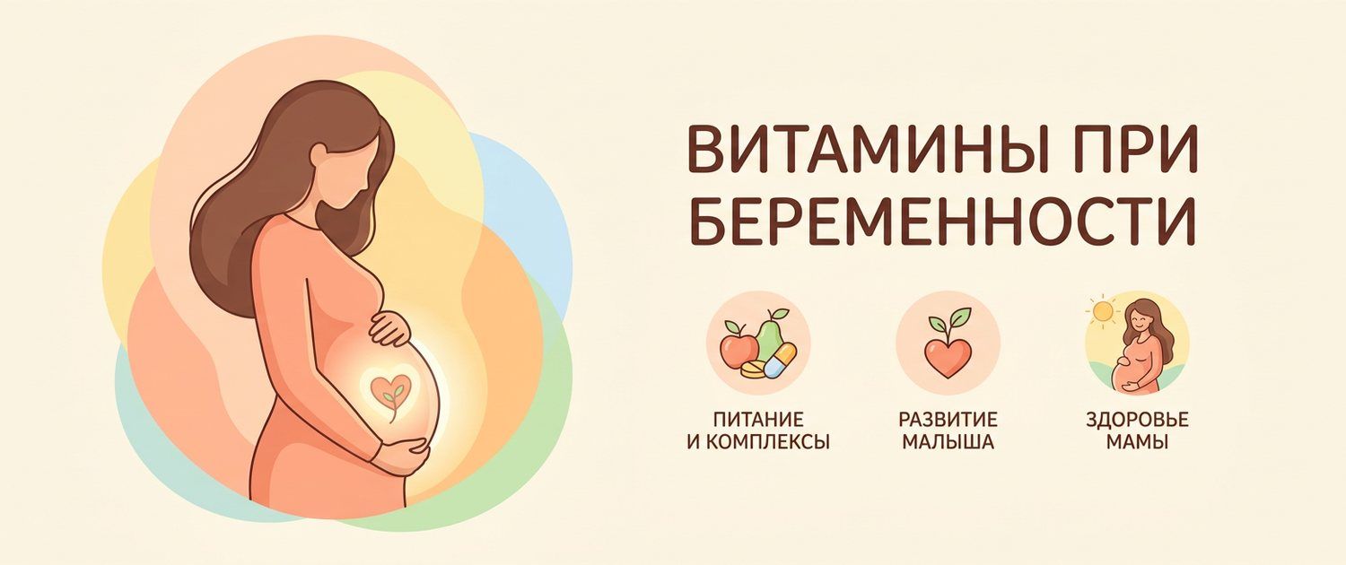 Витамины при беременности: какие нужны и по триместрам