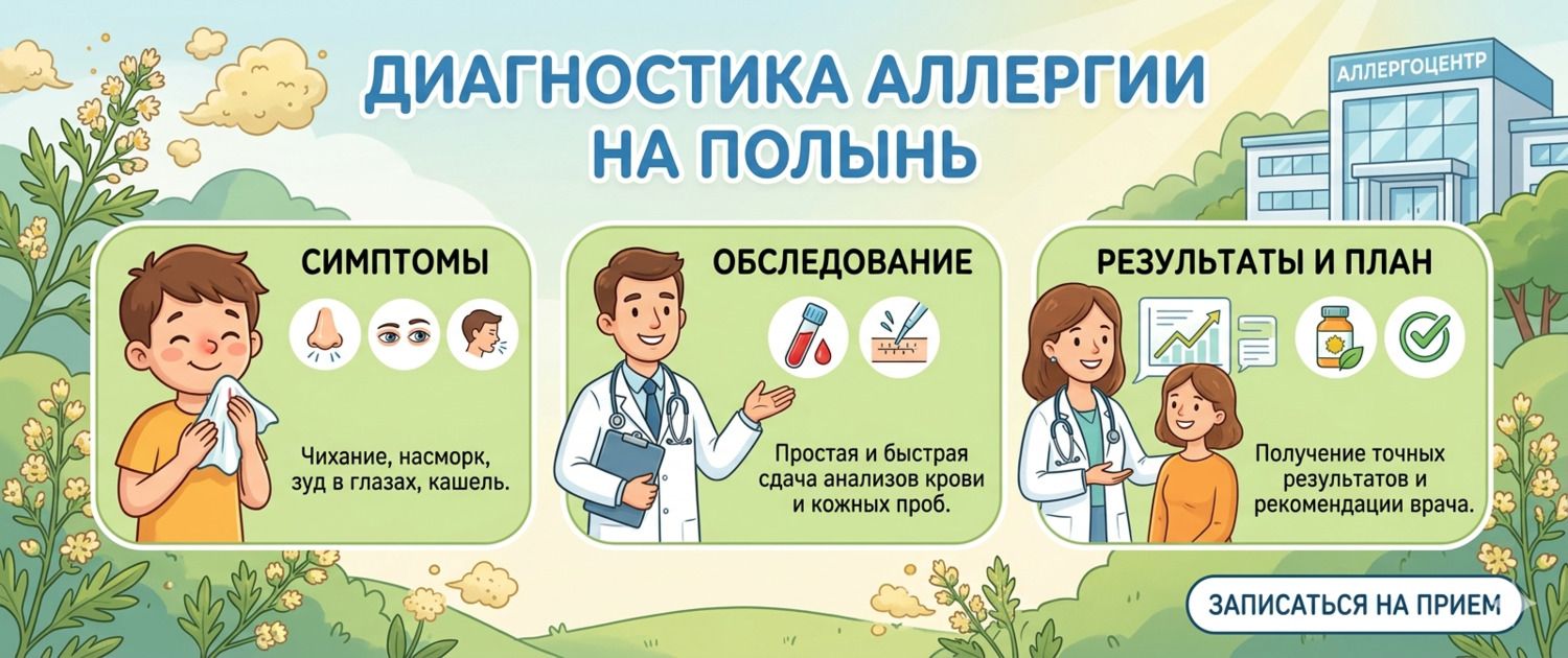 Аллергия на полынь: симптомы, перекрёстная аллергия и лечение