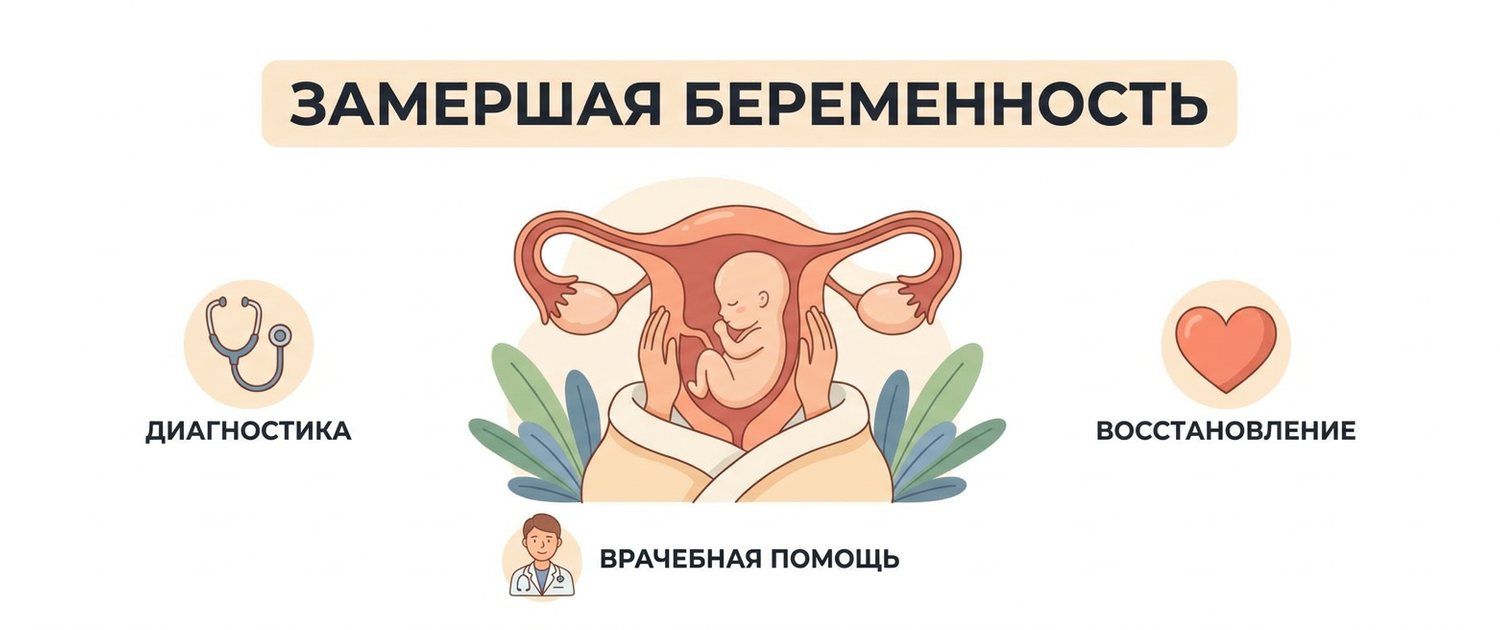 Замершая беременность: признаки, симптомы и диагностика