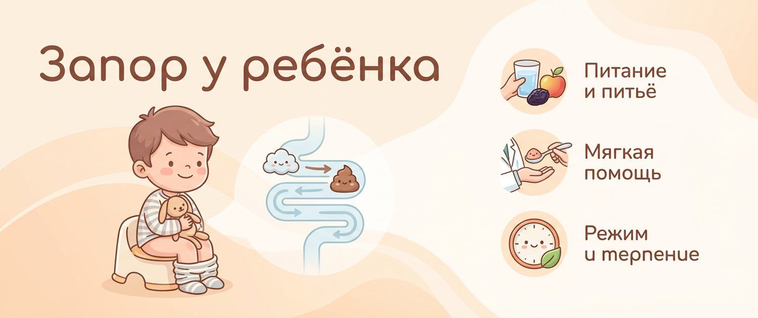 Запор у ребёнка: норма стула по возрасту и что делать