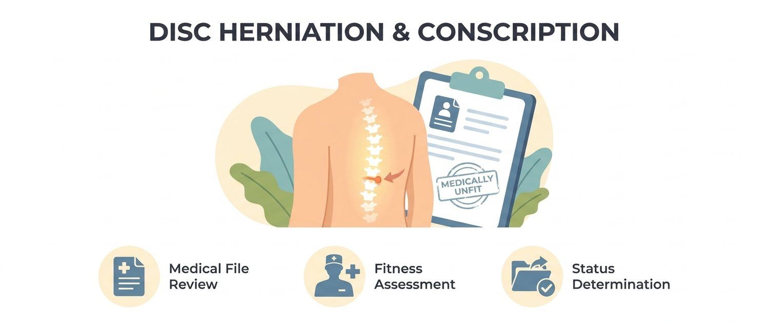 Disc Herniation and Protrusion at the Military Medical Board