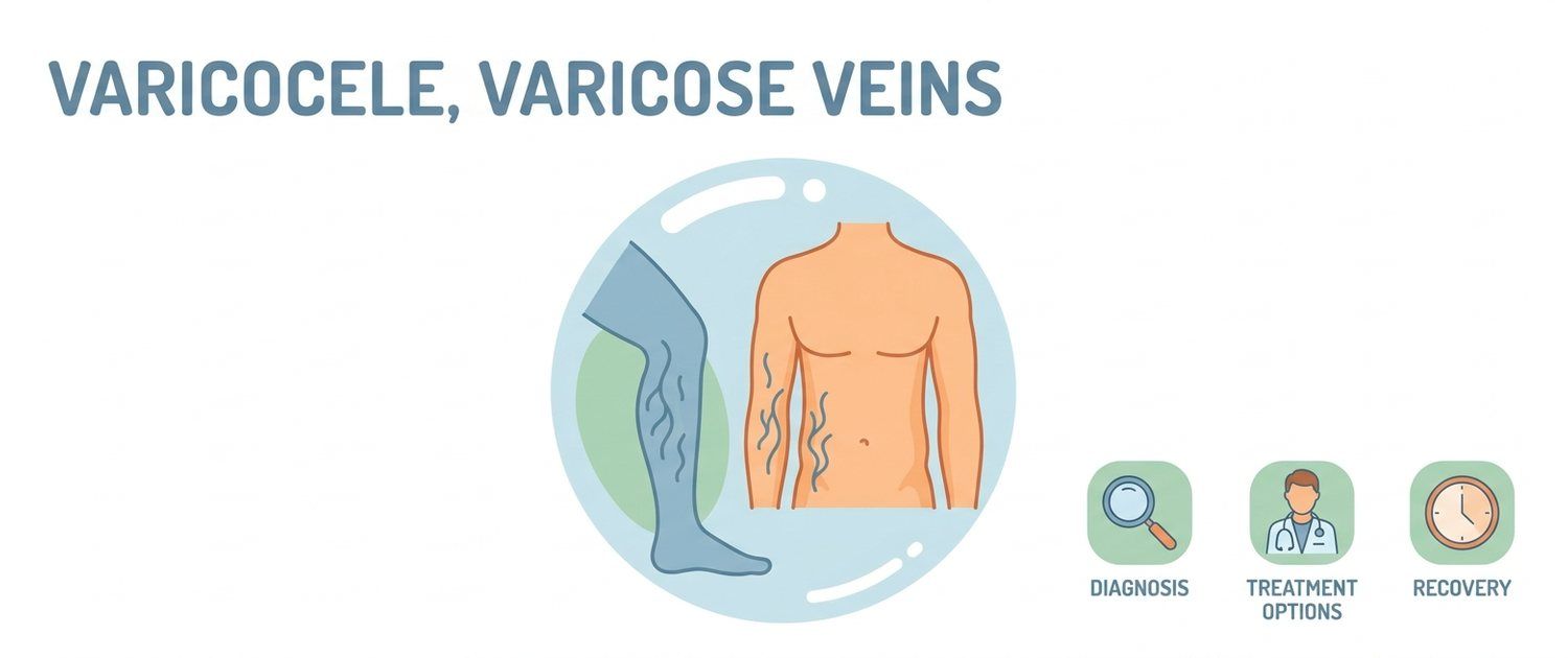 Varicocele and Varicose Veins at the Board: Article 45