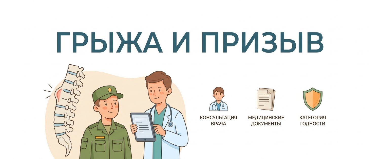Берут ли в армию с грыжей позвоночника и протрузией