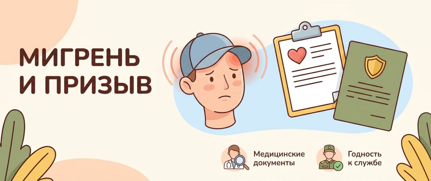 Берут ли в армию с мигренью: частота и длительность приступов