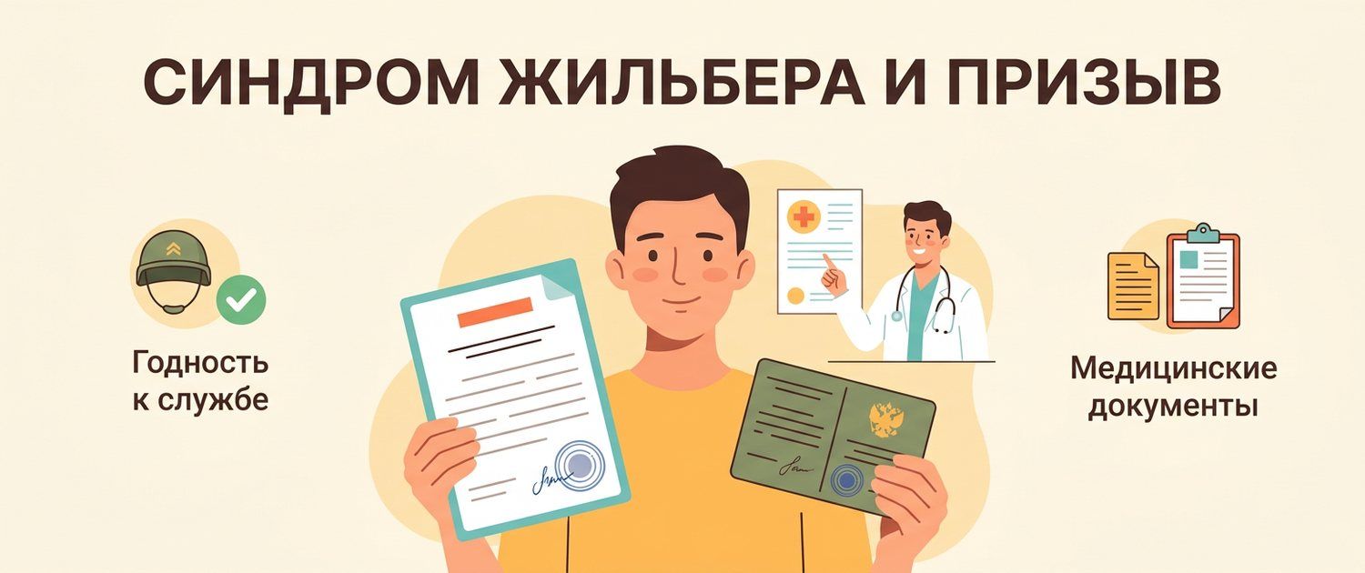 Берут ли в армию с синдромом Жильбера и высоким билирубином
