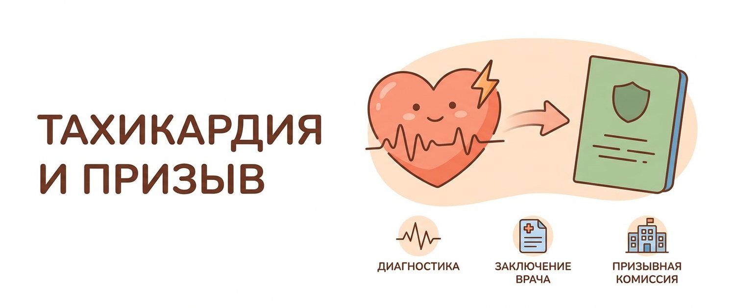 Берут ли в армию с тахикардией: статьи 42 и 47 Расписания