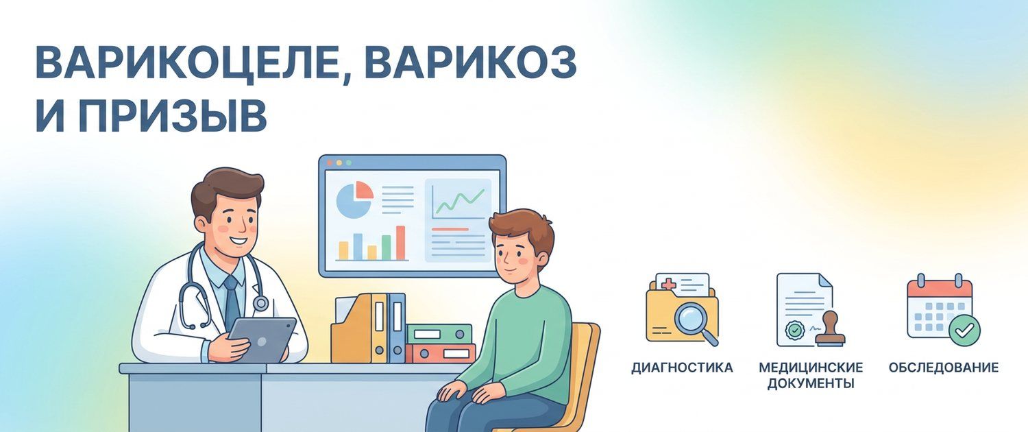Берут ли в армию с варикоцеле и варикозом: статья 45