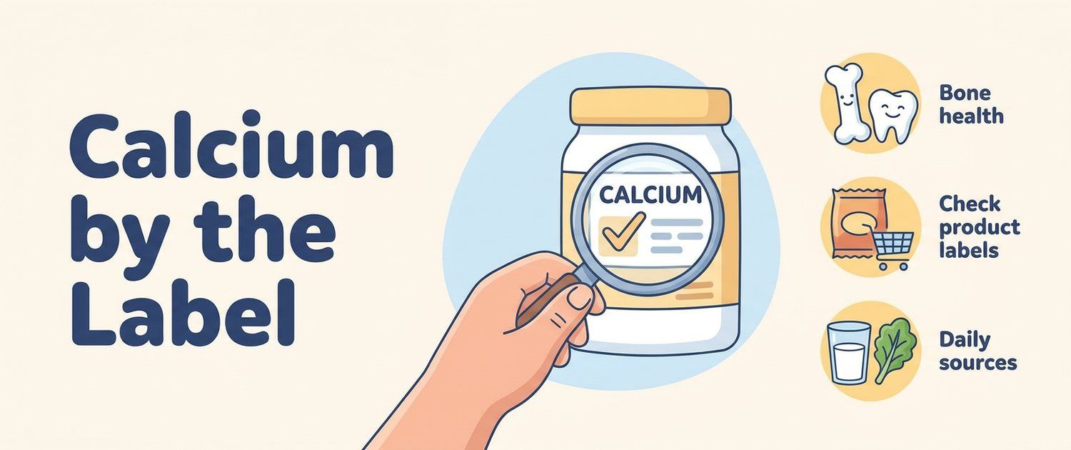 Calcium by the Label: Citrate vs Carbonate, Elemental mg, D3 and K2