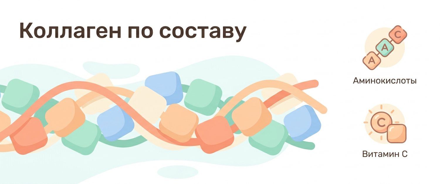 Коллаген по составу: тип, морской или говяжий, граммы в порции