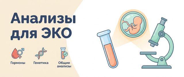 Анализы для ЭКО: список обоим партнёрам по приказу 803н