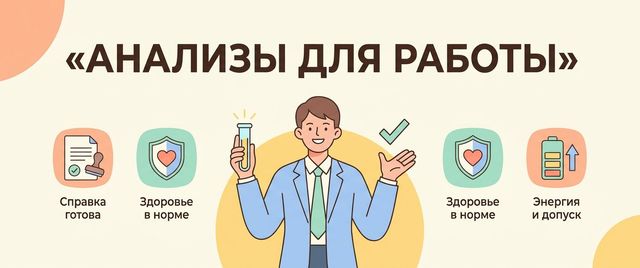 Анализы для работы и профосмотра: что входит по приказу 29н