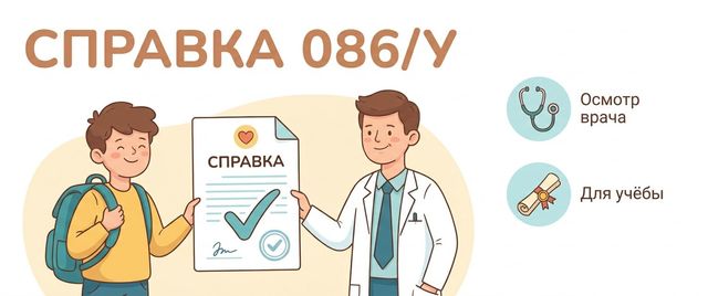 Справка 086/у: какие анализы сдавать и каких врачей проходить