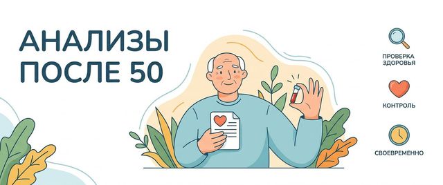Какие анализы сдать после 50 лет: скрининги для мужчин и женщин