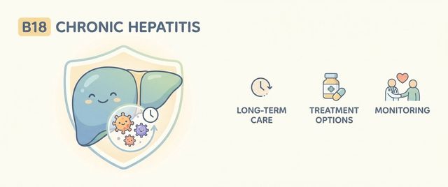 B18 — Chronic Viral Hepatitis ICD-10 Code Explained Simply