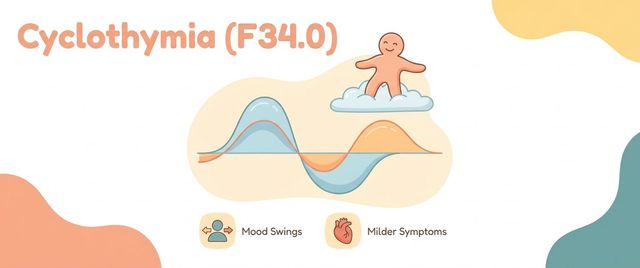 F34.0 — Cyclothymia in ICD-10: What This Diagnosis Code Means