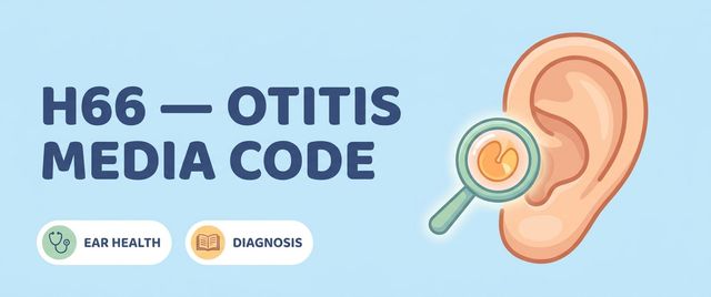H66 — Suppurative and Unspecified Otitis Media ICD-10 Code Meaning
