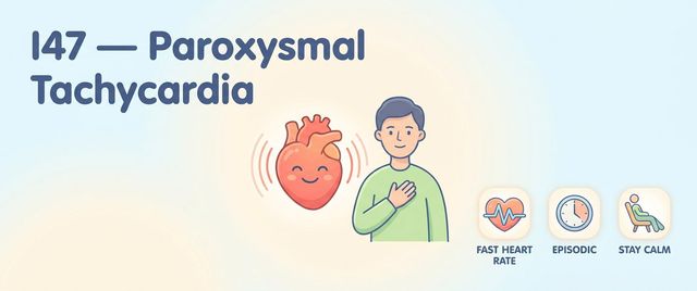 I47 — Paroxysmal Tachycardia: What This ICD-10 Code Means